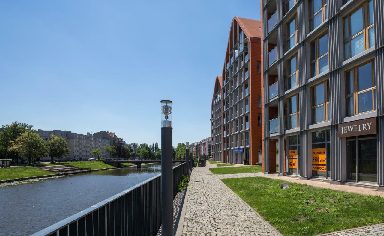 Unique Motlawa Riverbank Apartment Gdańsk Eksteriør billede